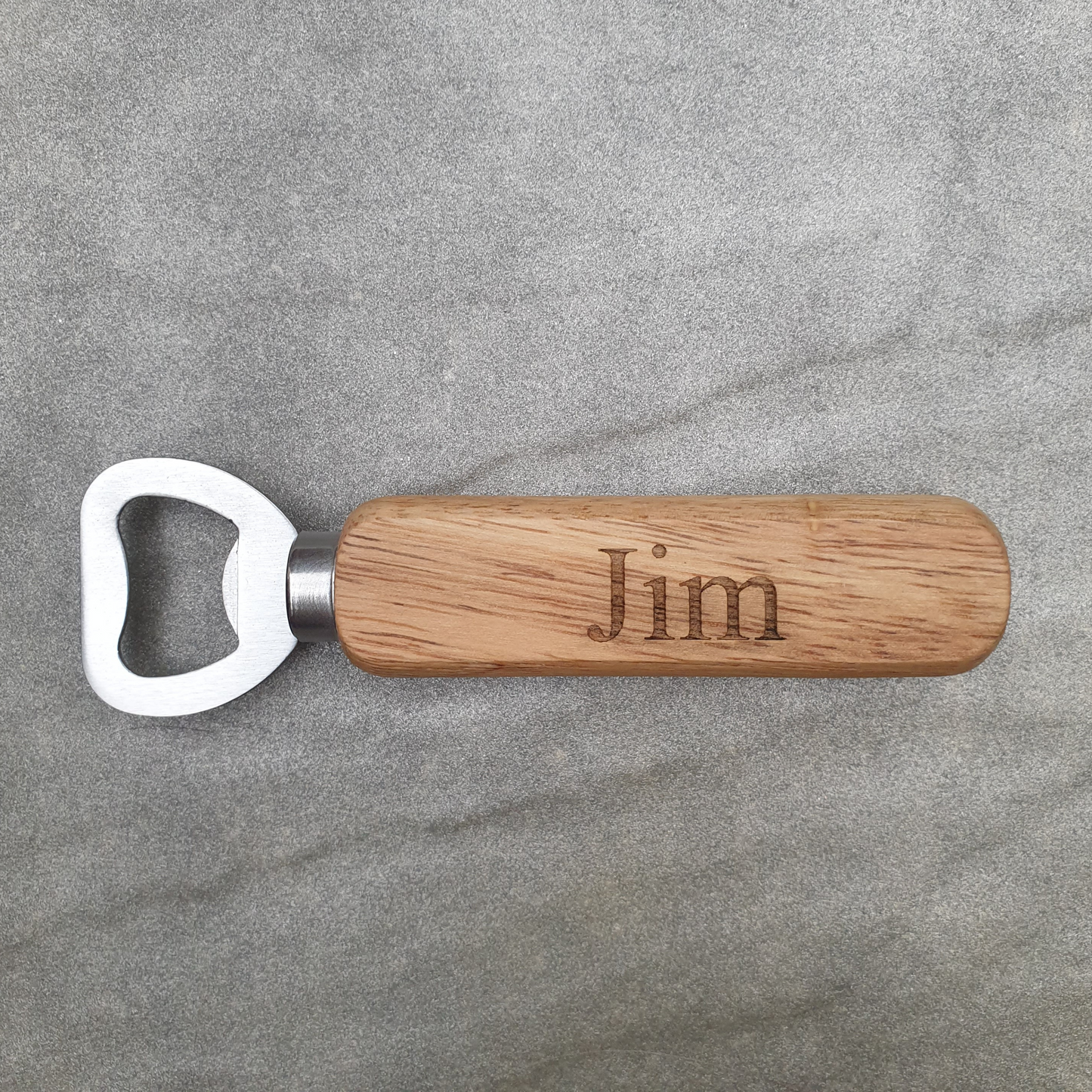 Custom Wooden Bottle Opener – "Merry Christmas" Engraved Gift